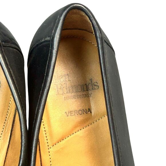 Allen Edmonds Mens VERONA II Italian Bit Calfskin Leather Loafers Black Shoe 14 main image 14